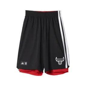 Adidas NBA Short Summer Run Bulls (negro/rojo)