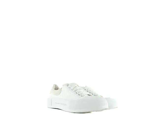 ALEXANDER MCQUEEN Deportivas T.UE 39 Cuero Blanco 