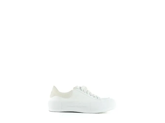 ALEXANDER MCQUEEN Deportivas T.UE 39 Cuero Blanco 