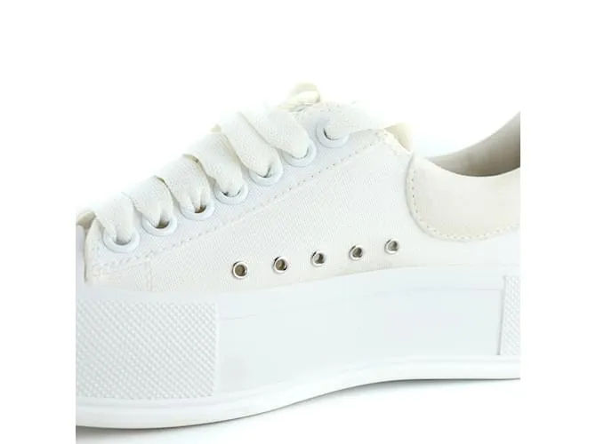 ALEXANDER MCQUEEN Deportivas T.UE 39 Cuero Blanco 