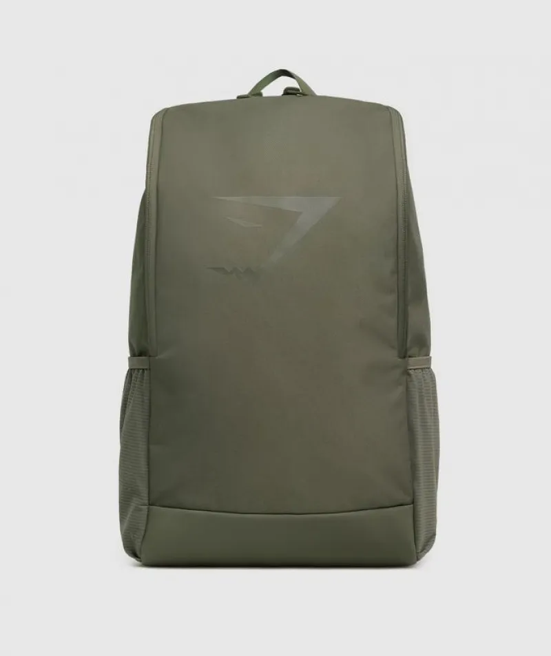 All Bags Gymshark Sharkhead Backpack Verde Oliva | 684970-KPZ