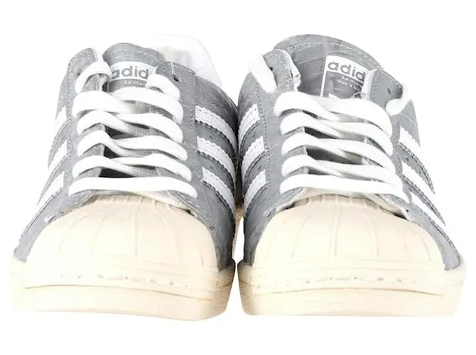 Autre Marque adidas superestrella 80Zapatillas Deportivas en Piel Plateada Plata 