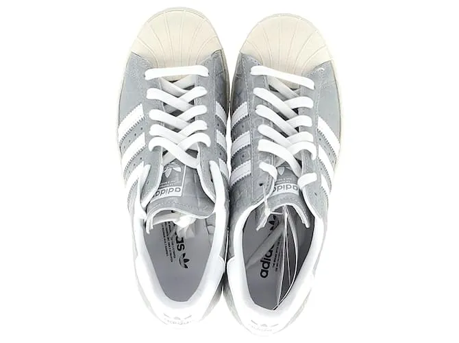 Autre Marque adidas superestrella 80Zapatillas Deportivas en Piel Plateada Plata 