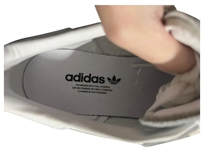 Autre Marque adidas superestrella 80Zapatillas Deportivas en Piel Plateada Plata 