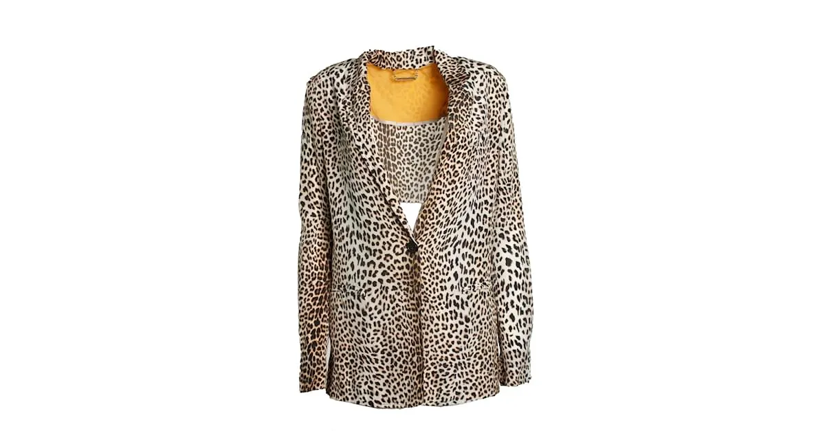 Autre Marque Atos Lombardini, sobrecamisa Leopard Castaño 