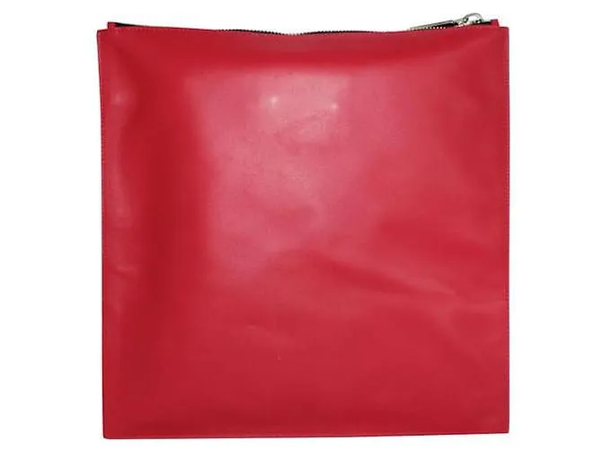 Autre Marque Rojo de diseño contemporáneo. 205W39Bolso de mano NYC Roja 