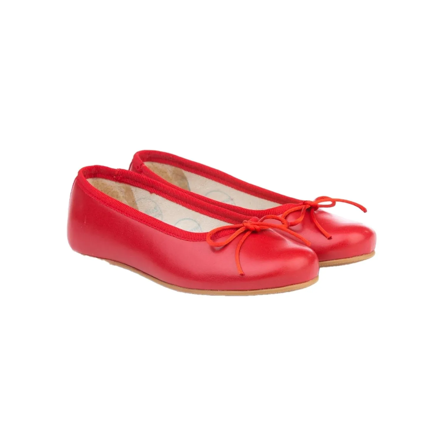 Bailarinas Rojo De Niña Angelitos 26395-29 (tallas De 29 A 40)