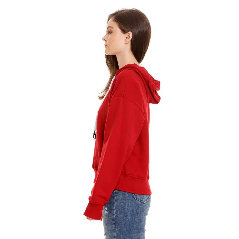 Buzo Hoodie Cerrado Para Mujer Girbaud