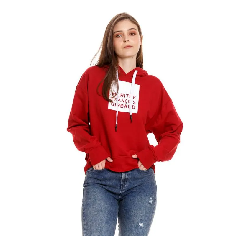 Buzo Hoodie Cerrado Para Mujer Girbaud