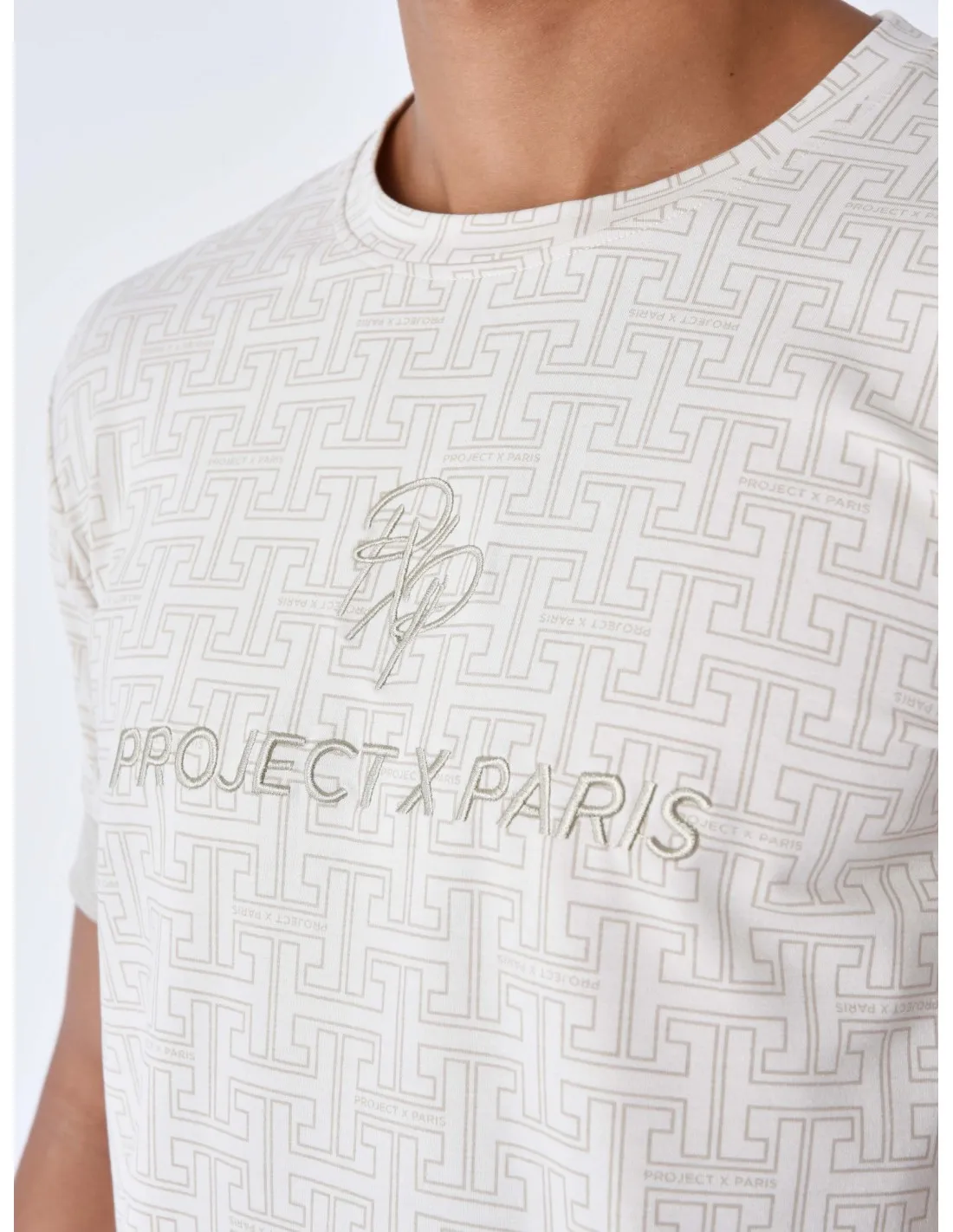 Camiseta con estampado de laberinto de Project X París