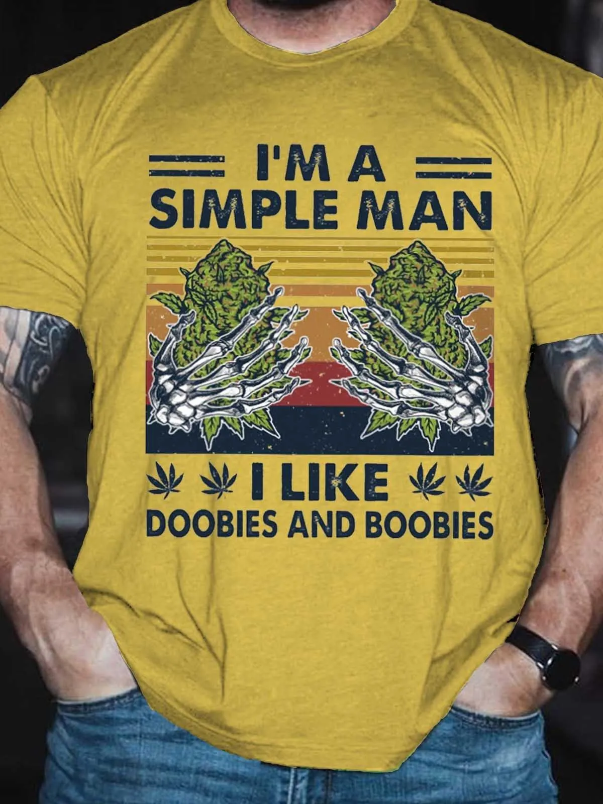 Camiseta I'm A Simple Man colores