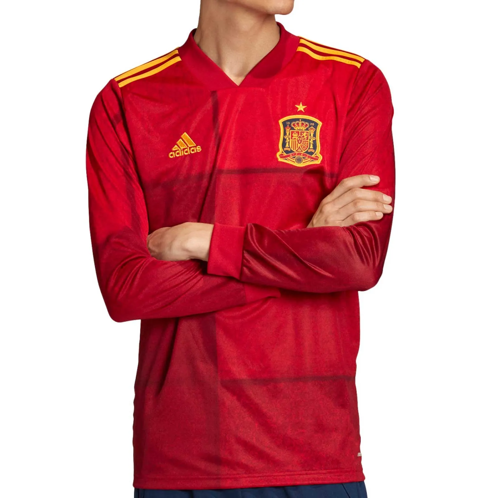 Camiseta manga larga adidas España 2020 2021