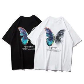 Camiseta mujer holgada Loose butterfly