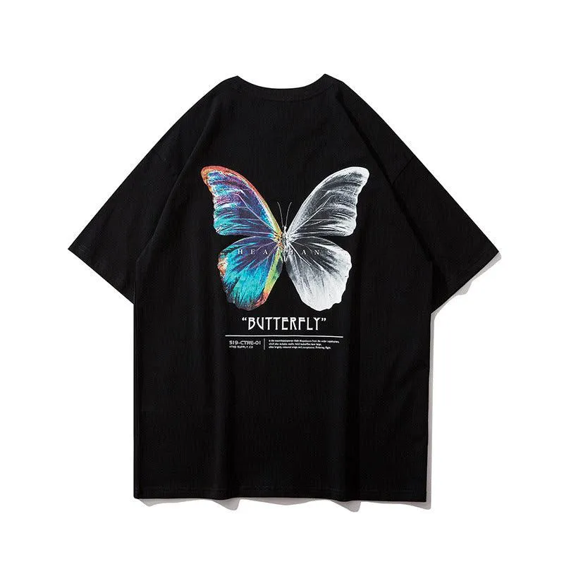 Camiseta mujer holgada Loose butterfly