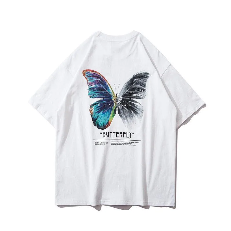 Camiseta mujer holgada Loose butterfly