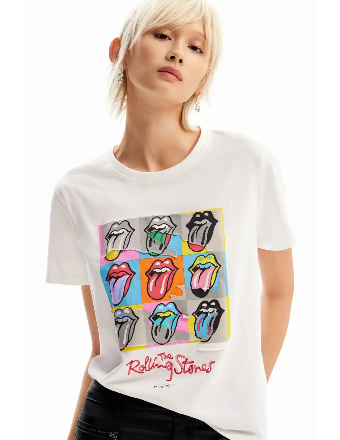 Camiseta multicolor The Rolling Stones de Desigual