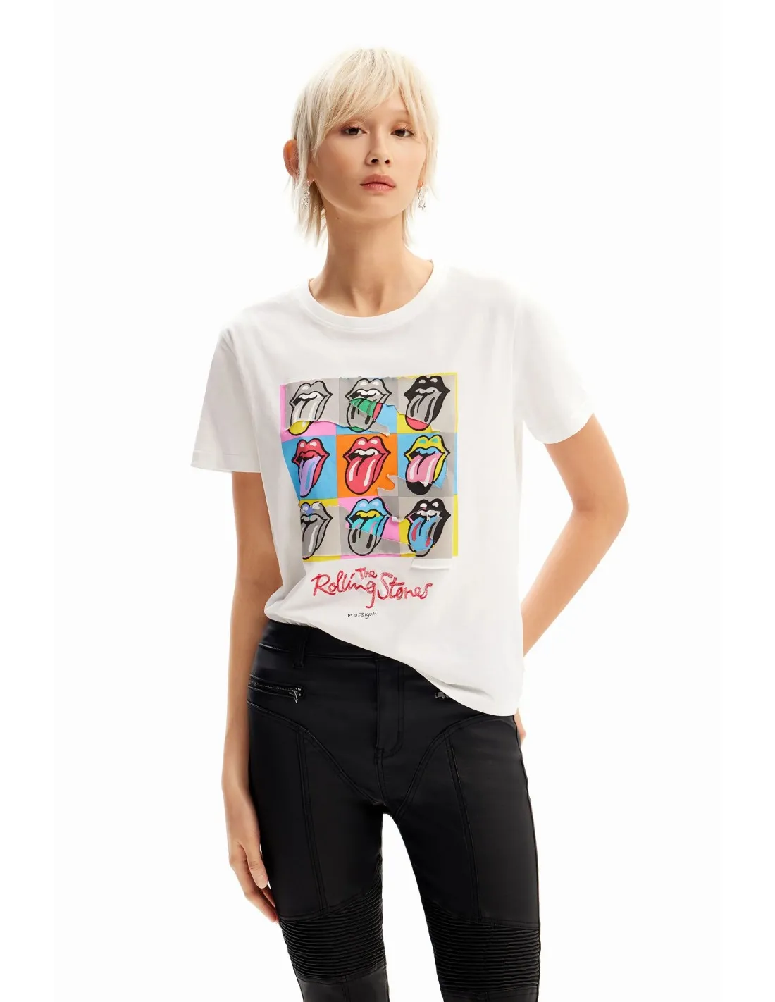 Camiseta multicolor The Rolling Stones de Desigual