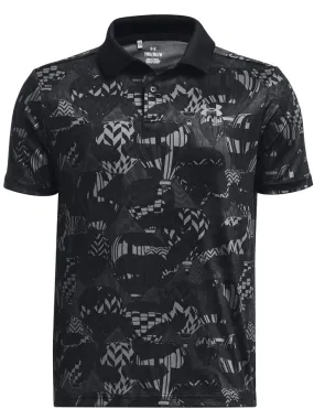 Camiseta Under Armour UA Performance Printed Polo-BLK