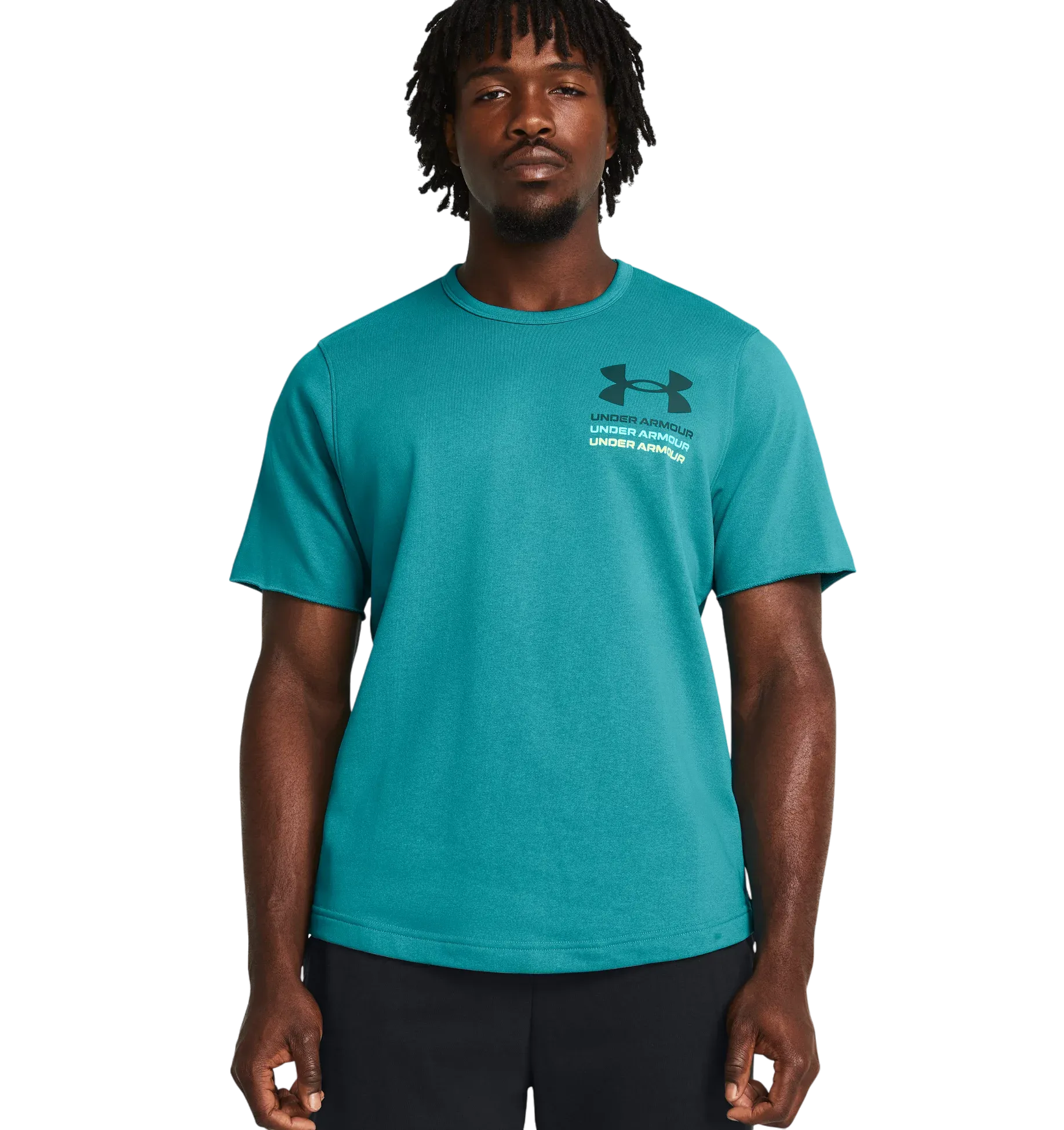 Camiseta Under Armour UA Rival Terry SS Colorblock