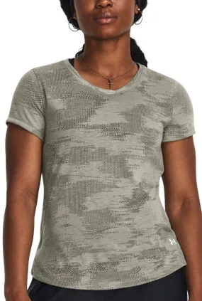 Camiseta Under Armour UA Streaker Speed Camo SS-GRN