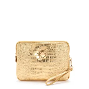 CARTERA DE MANO V146 COCCO ORO