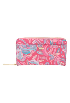 Cartera Grande Saffiano Quetzalcóatl Coral