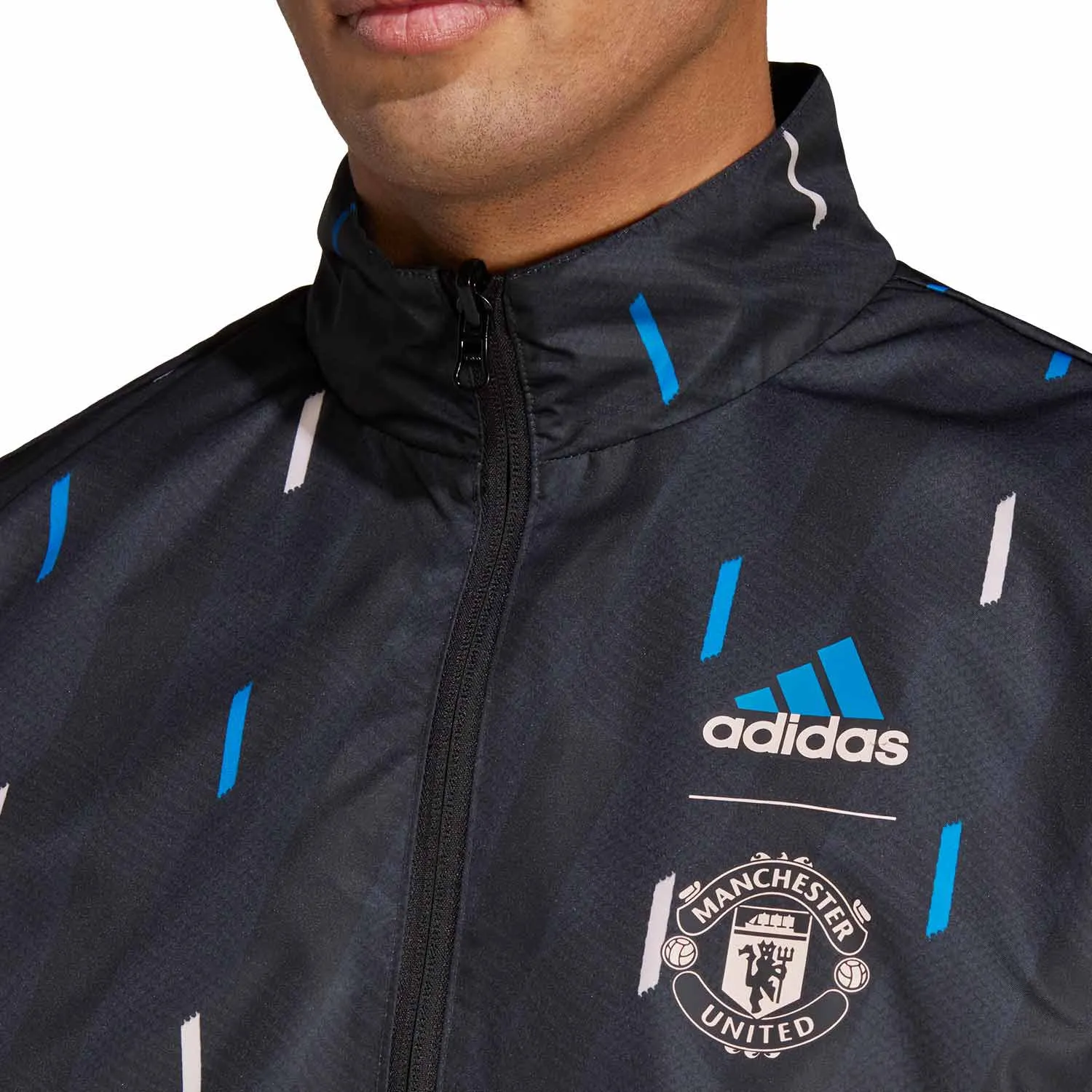 Chaqueta adidas United himno reversible