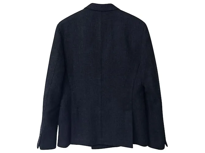 Chaqueta Americana Joseph Wool en Lana Gris 