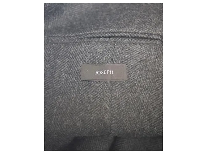 Chaqueta Americana Joseph Wool en Lana Gris 