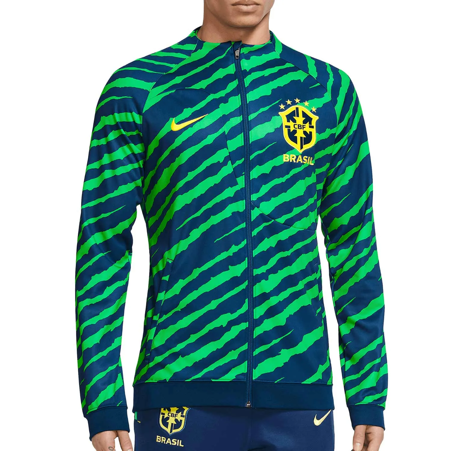 Chaqueta Nike Brasil Academy Pro himno Graphics