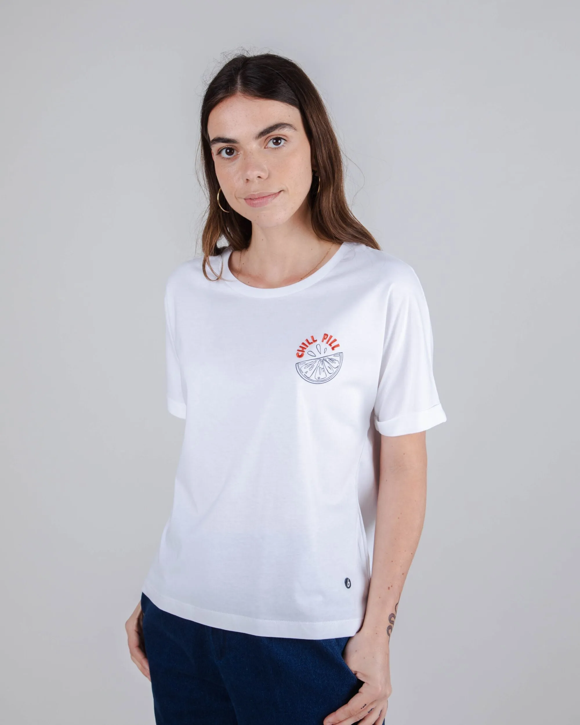 Chill Pill Oversize T-Shirt White