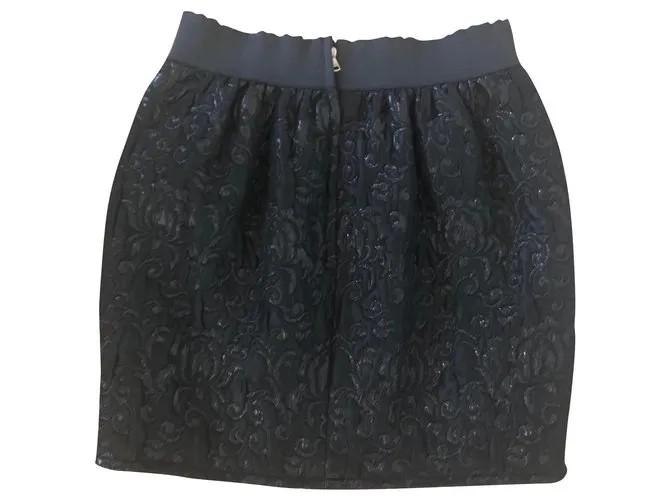 Dolce & Gabbana falda de cintura alta Negro 