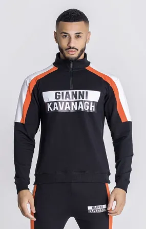 GIANNI KAVANAGH Sudadera  Statement Zip  color negro