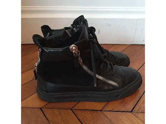 GIUSEPPE ZANOTTI Deportivas T.UE 36.5 Cuero Negro 