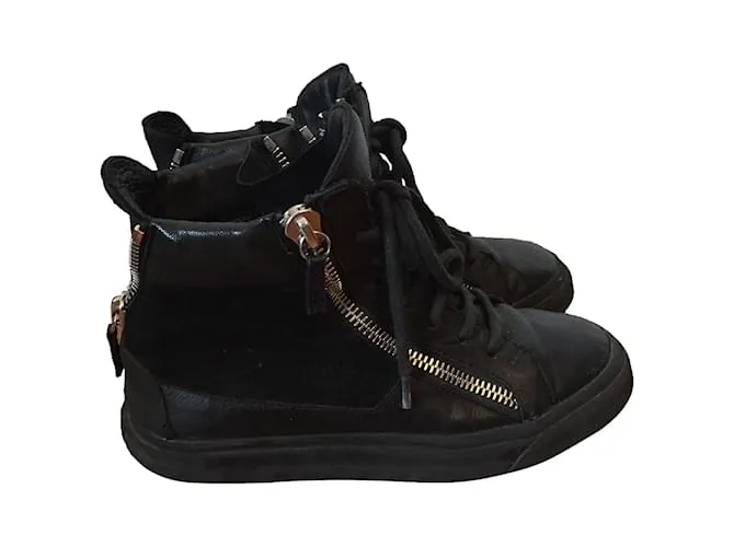 GIUSEPPE ZANOTTI Deportivas T.UE 36.5 Cuero Negro 