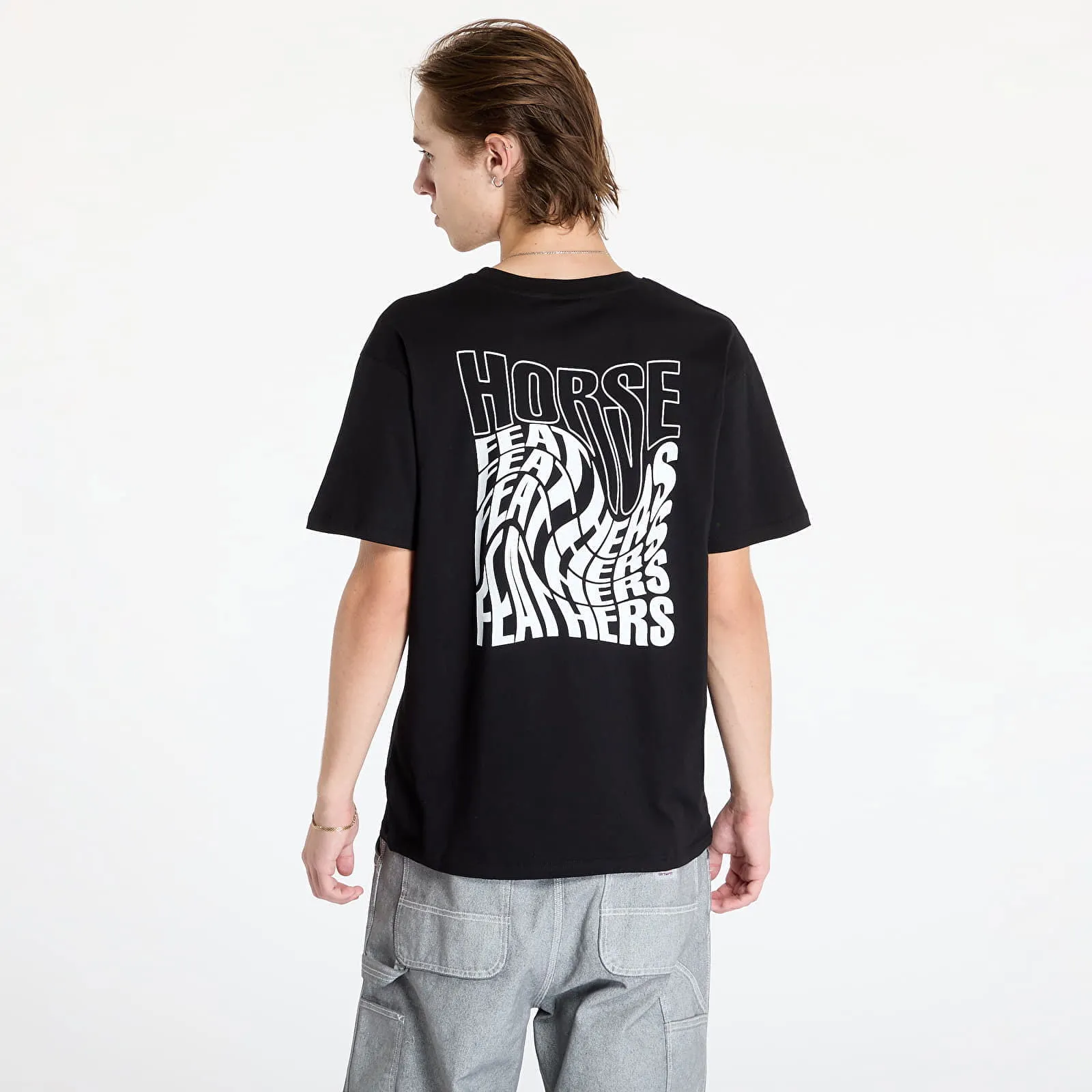 Horsefeathers Distort T-Shirt Black M