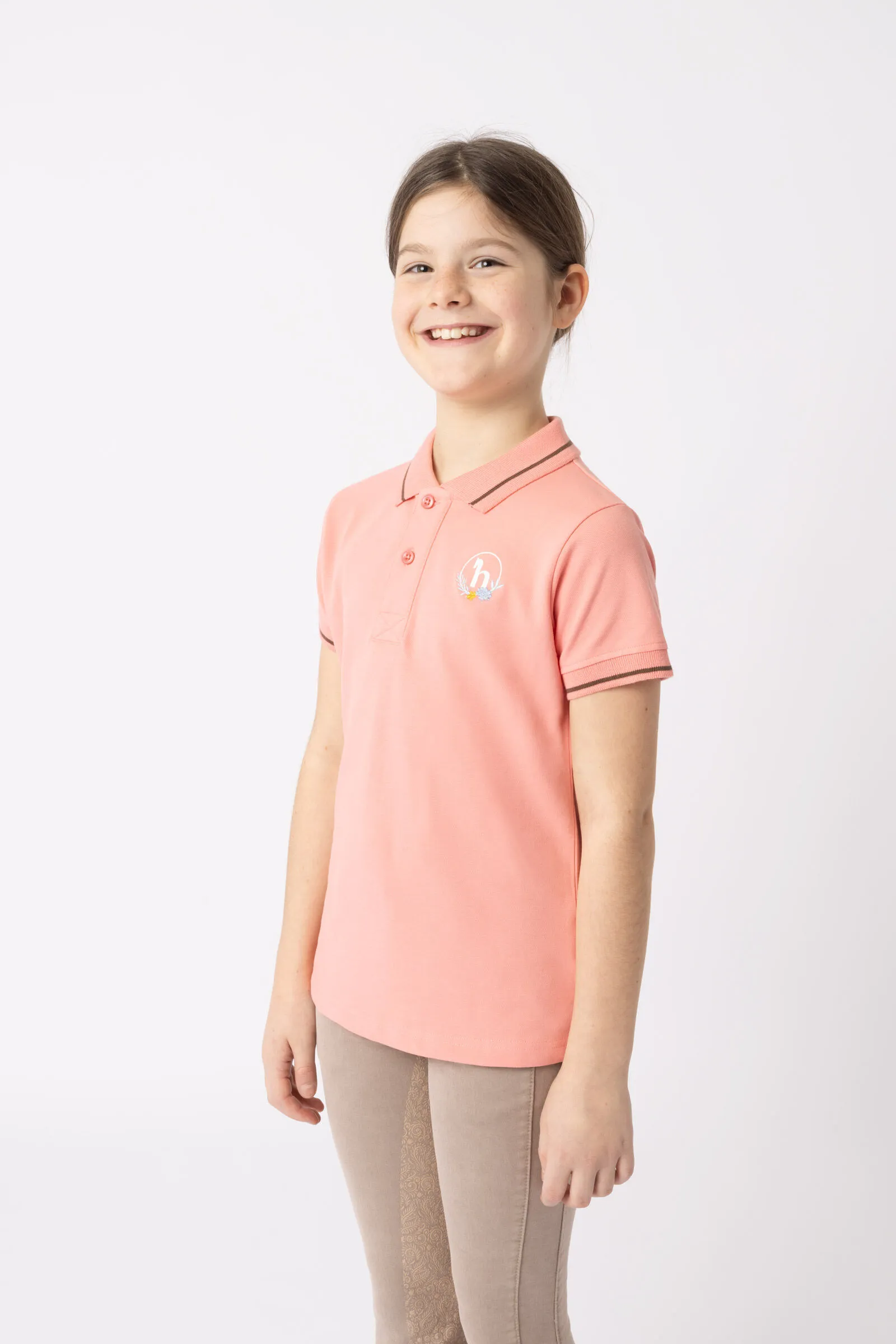 Horze Camisa Polo Funcional para Niños Sohra