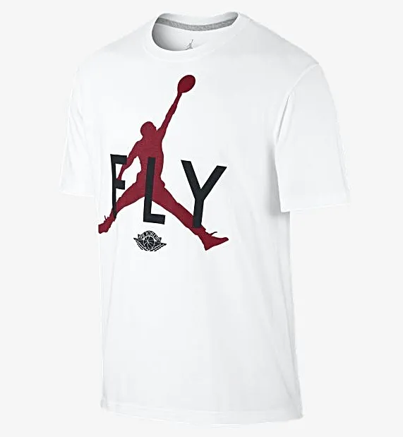 Jordan Camiseta Jumpman Fly (100/blanco/rojo)