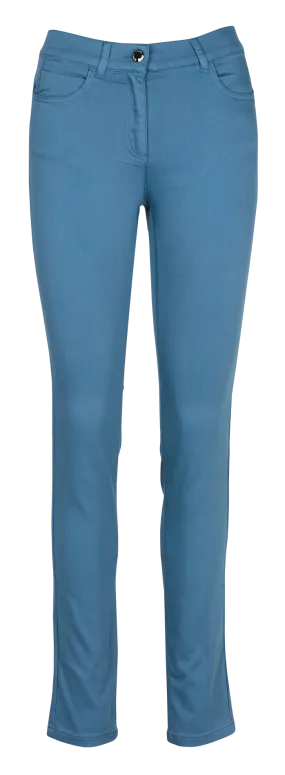 JOSSB - Jegging de mezcla de algodón en azul