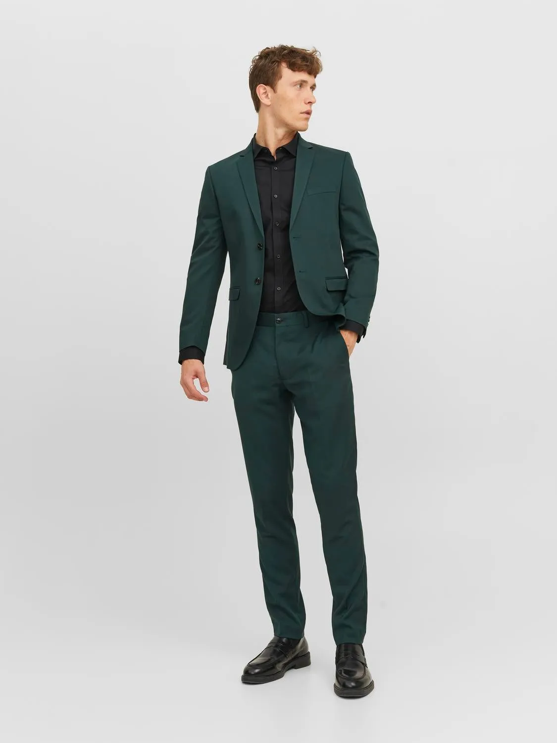 JPRFRANCO Trajes Corte super slim | Verde oscuro | Jack & Jones®