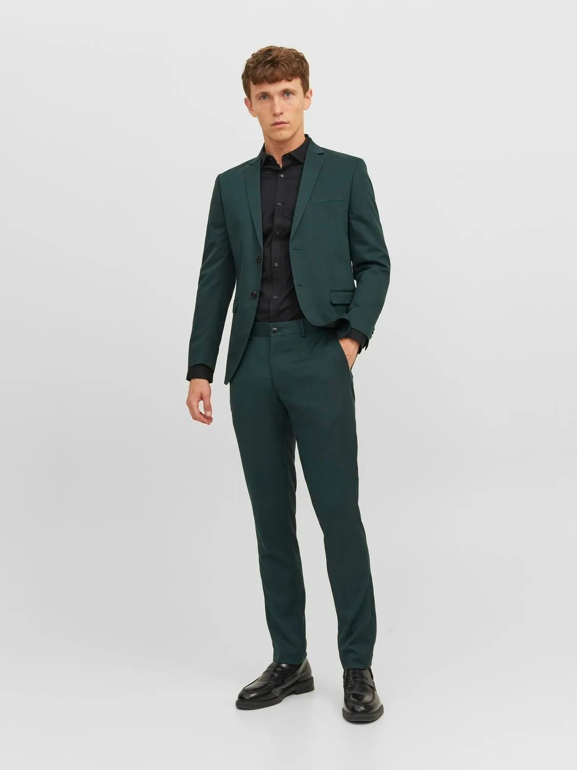 JPRFRANCO Trajes Corte super slim | Verde oscuro | Jack & Jones®