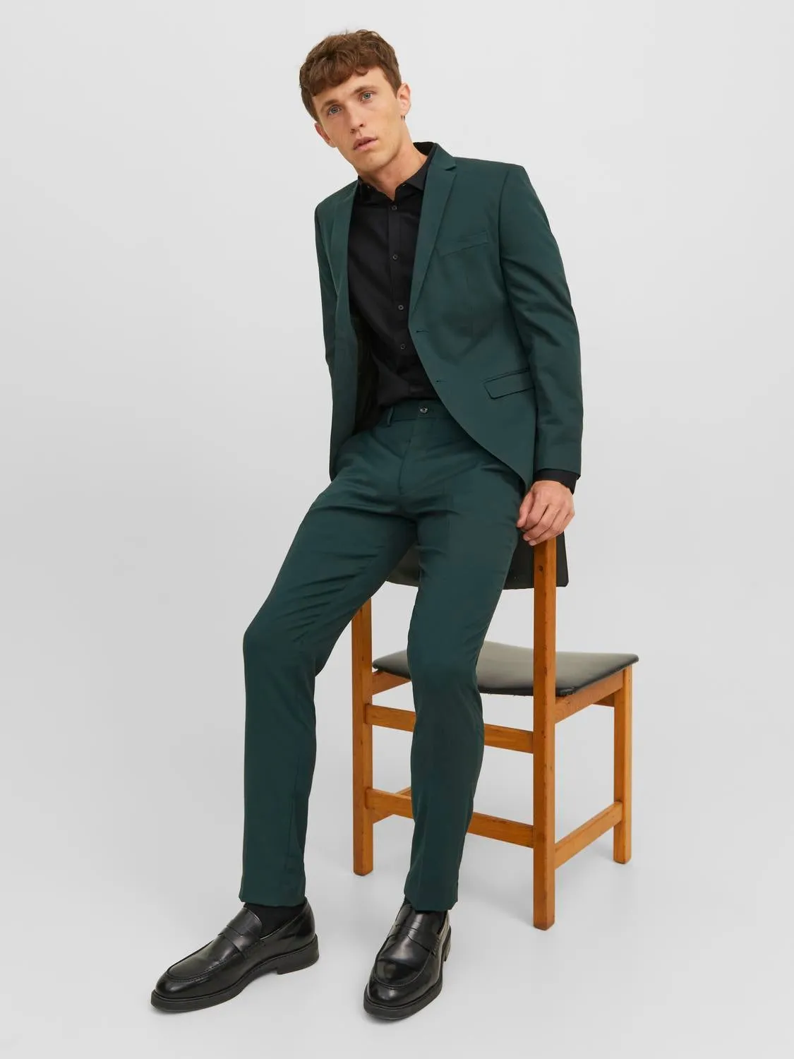 JPRFRANCO Trajes Corte super slim | Verde oscuro | Jack & Jones®