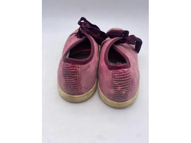 LANVIN Deportivas T.UE 38 paño Rosa 