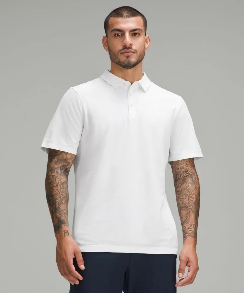 Lululemon Polo de manga corta Evolution - Oxford Blanco | GD11-T0NR