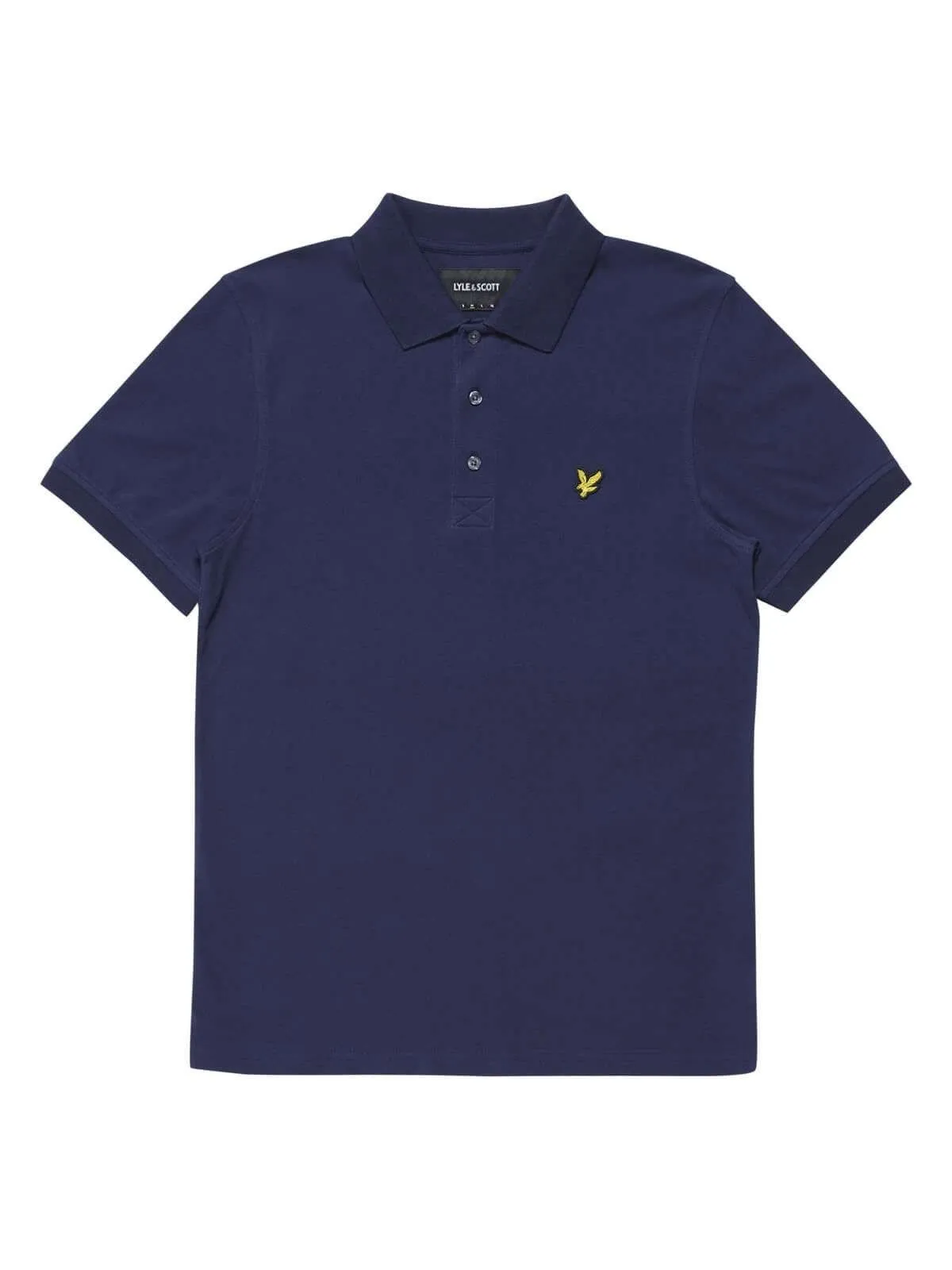 LYLE & SCOTT PLAIN POLO SHIRT NAVY