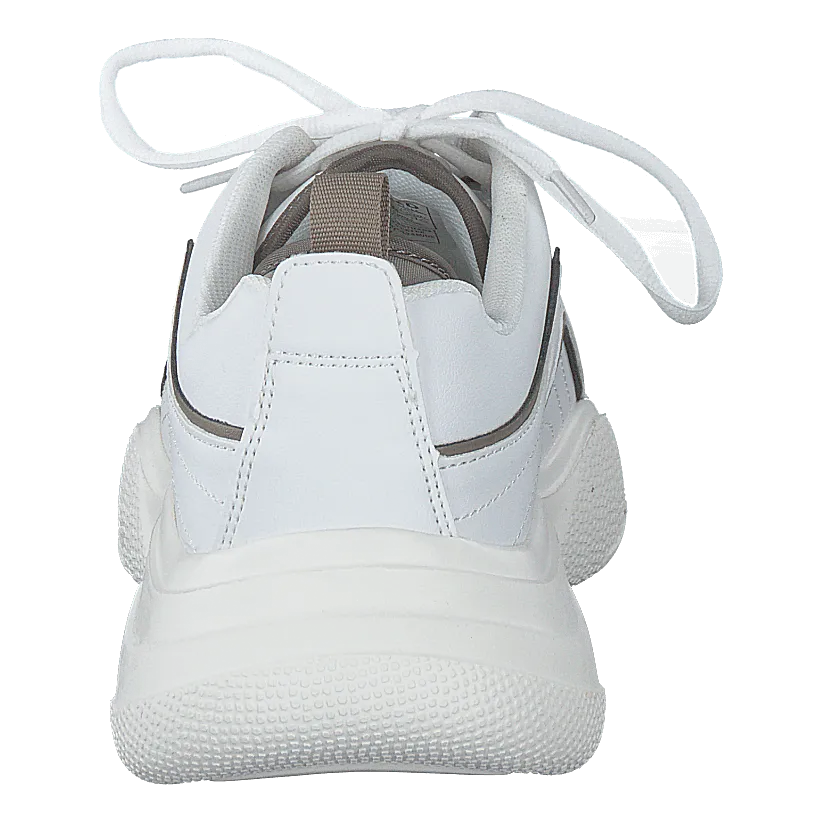 NA-KD zapatos Loop Lacing Trainers White/grey