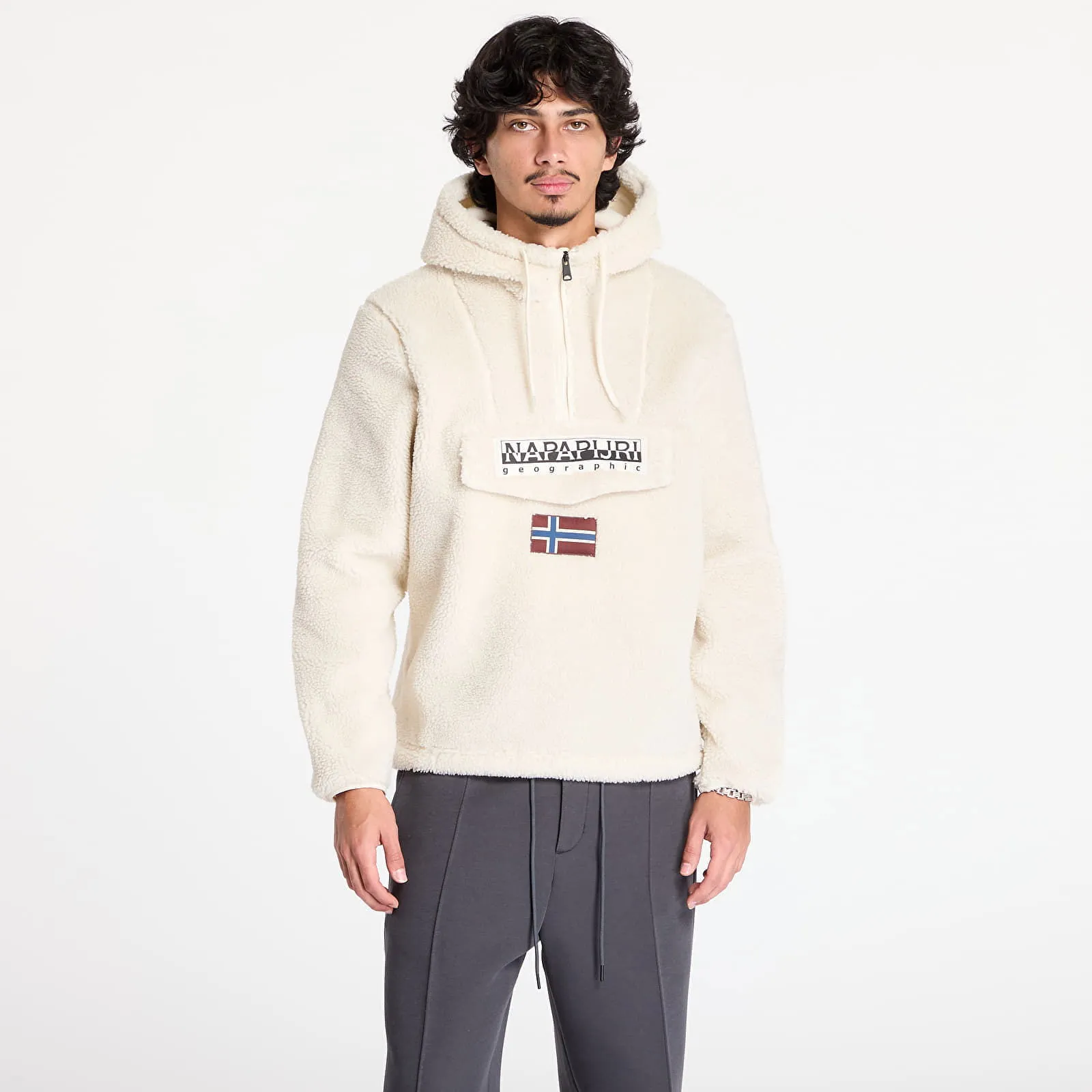 Napapijri Curly Hoodie Beige