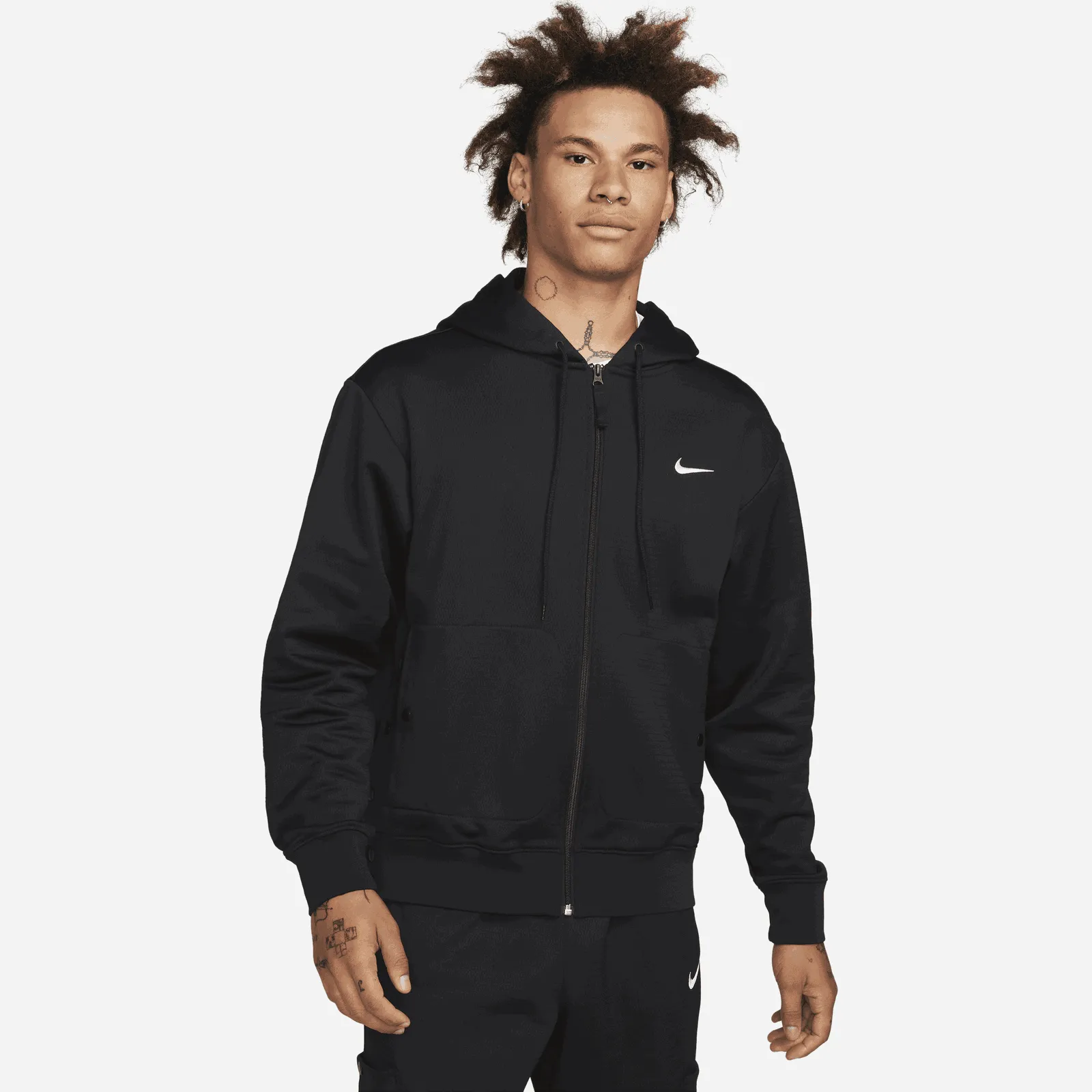 Nike Therma-FIT Full-Zip Basketball Hoodie