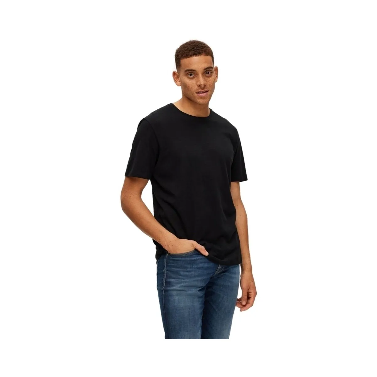 Noos Pan Linen T-Shirt - Black