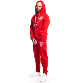 PACK SUDADERA ZIPPER + PANTALÓN CORE FW17 RED